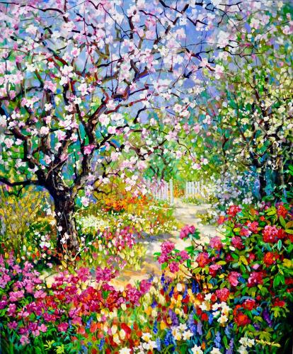 Flowering Springtime by Tinyan Chan